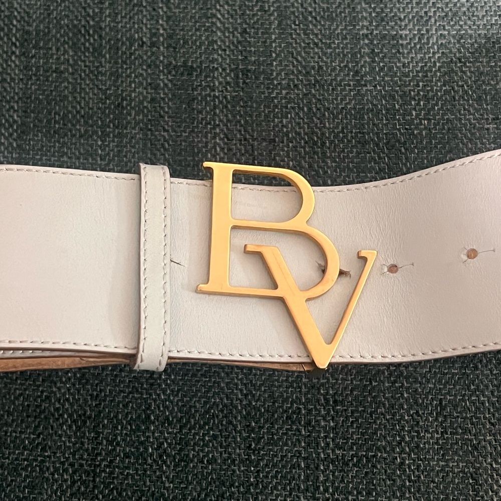 Authentic Bottega Veneta light blue Leather Belt. Barely used. Size 30/33